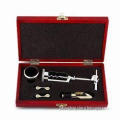 Metal Bar Set, Made of Stainless/Plastic Material, Includes Bottle Stopper and Corkscrew